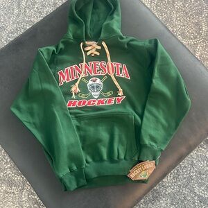Minnesota Hockey Green Hoodie